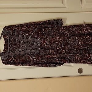 Knox Rose paisley Midi Dress with pockets